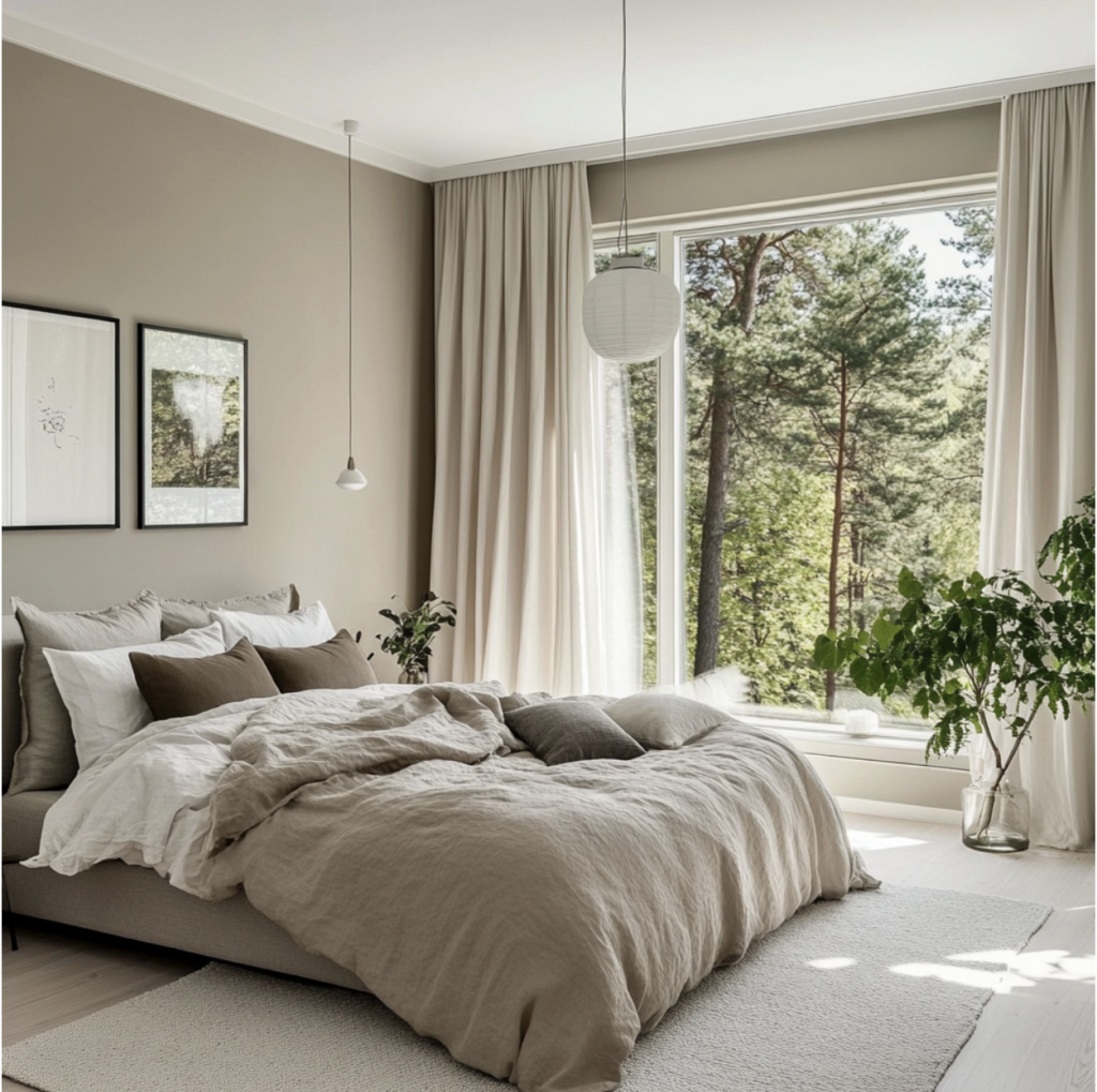 Warm Scandinavian Bedroom