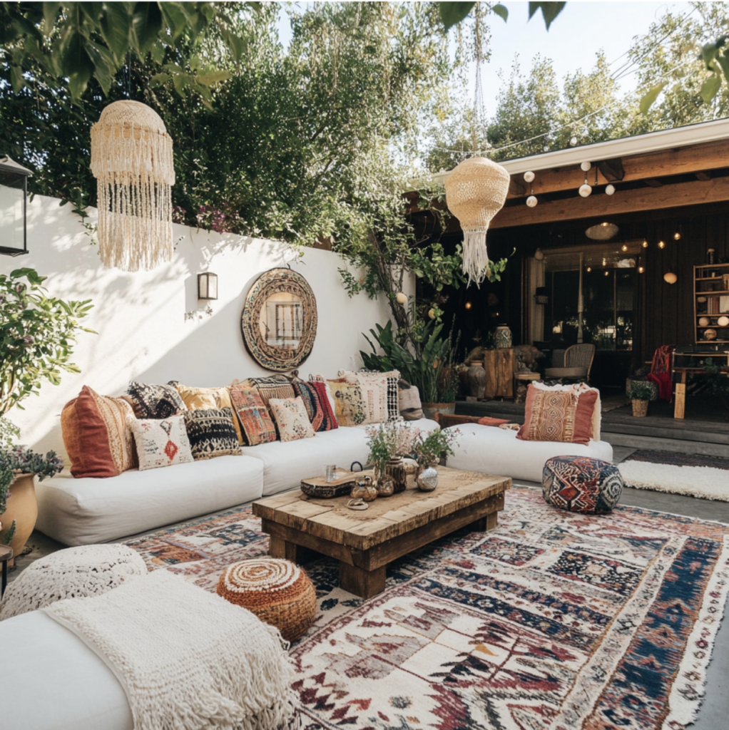 Small Boho Patio Ideas