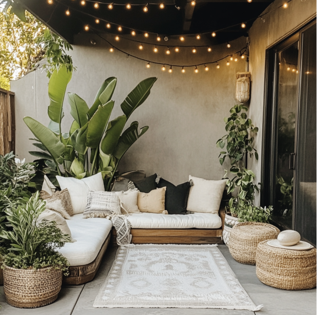 Small Boho Patio Ideas