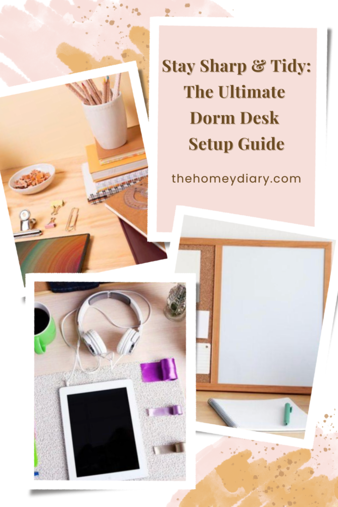 dorm room desk essentials